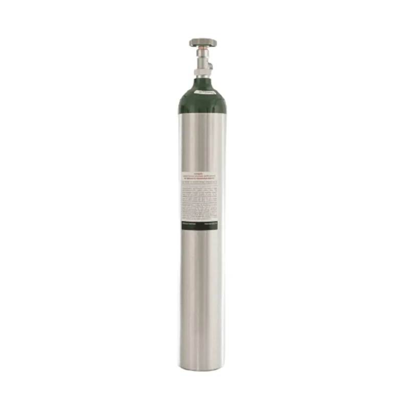 Cilindro de oxígeno grado médico de aluminio de  6 m3
